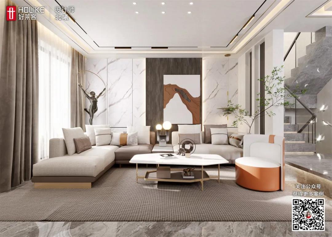 210m²新中式轻奢别墅，高颜值兼多功能，品质感拉满！