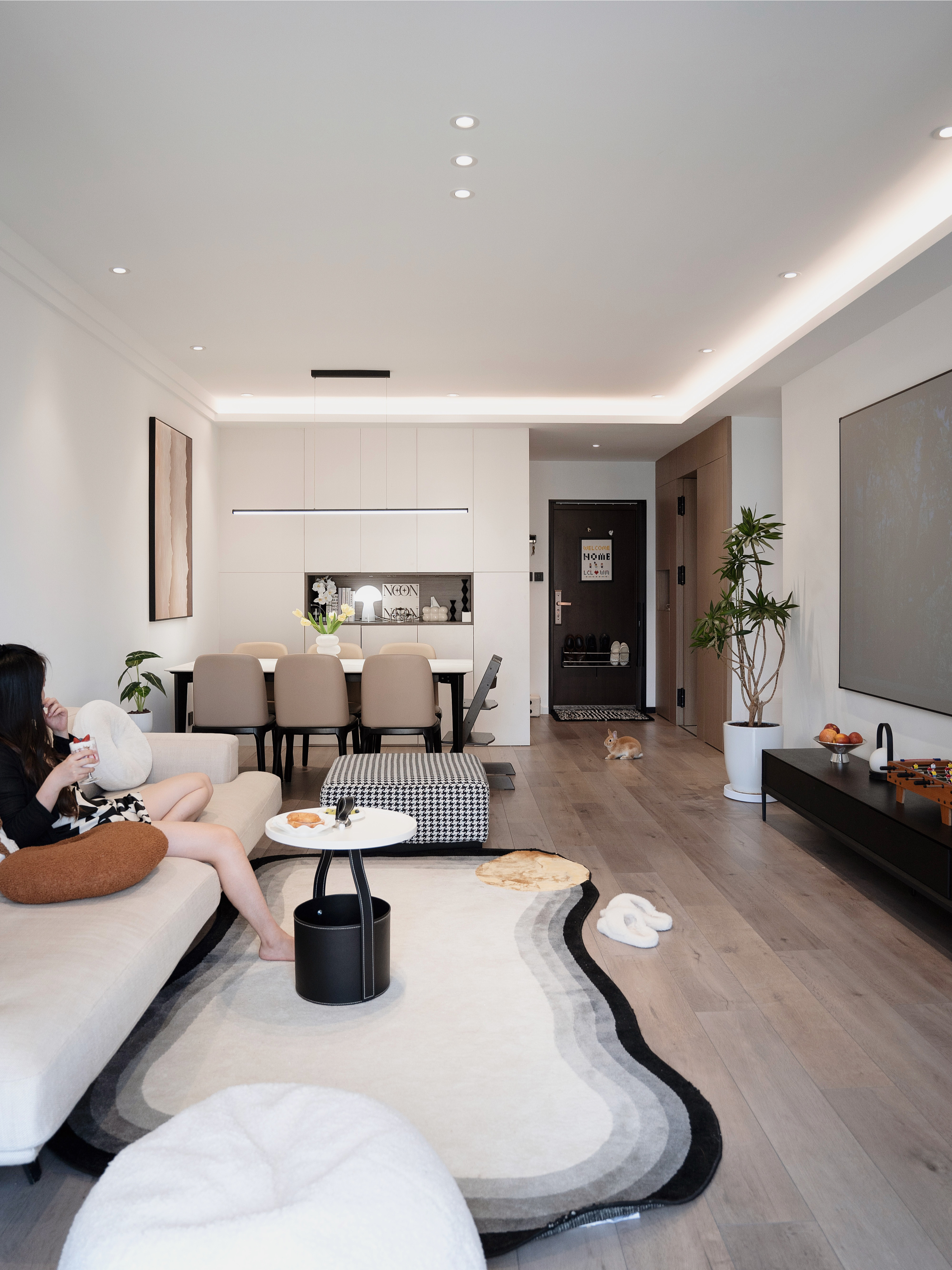 这个强收纳的奶油风dream house，在全小区出名了~